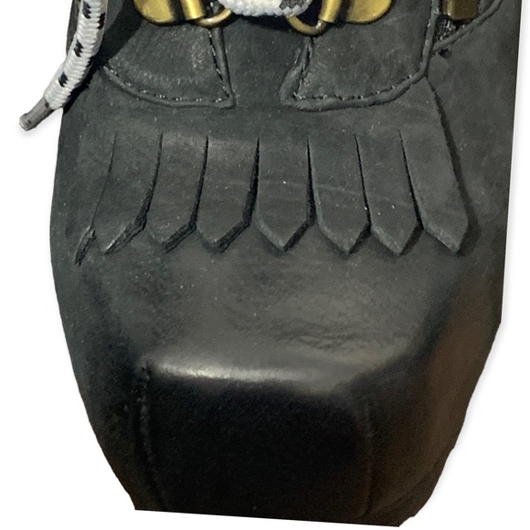 NEW‎ Boutique 9 Lace up stiletto heel platform ankle boots . Sz 9.5 Leather - Picture 7 of 12